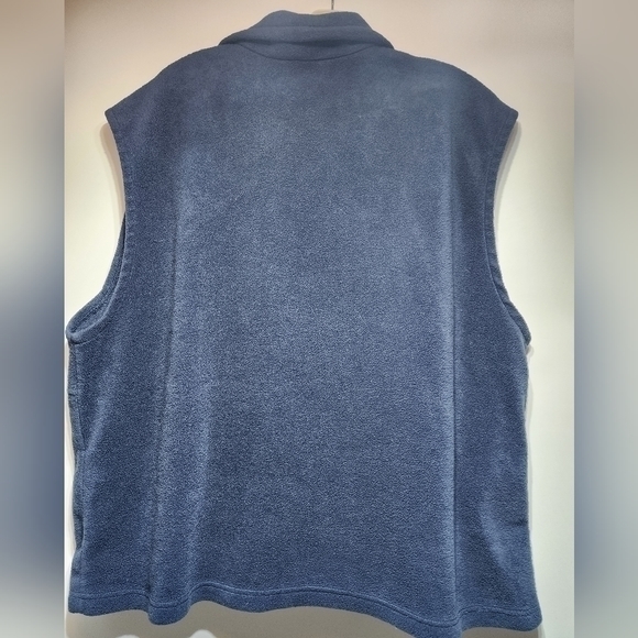 Columbia Men's Navy Blue Full Zip Fleece Vest XXL - Picture 4 of 10